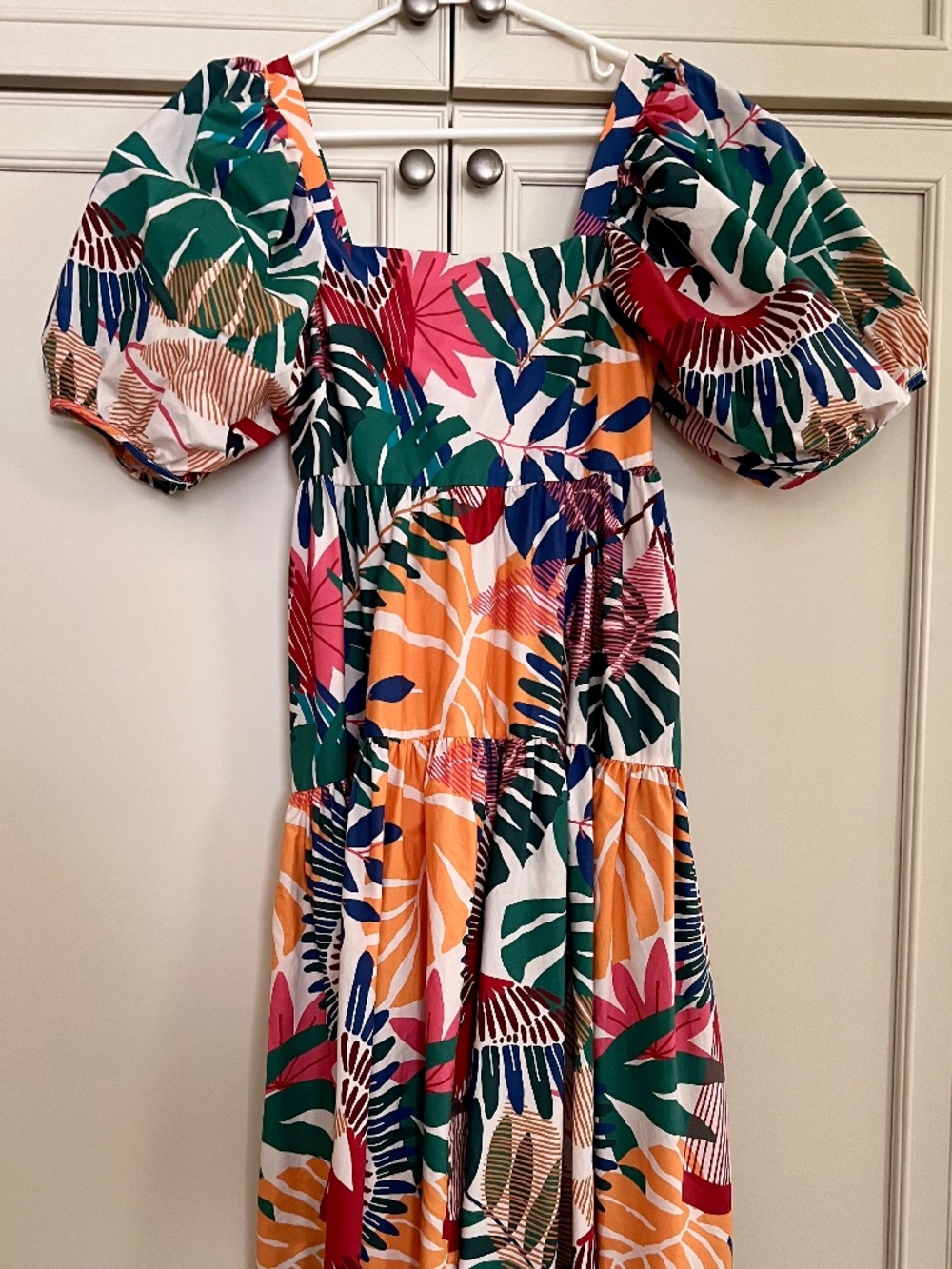 FARM Rio Macaw Midi Tired Dress - Picture 2 of 5